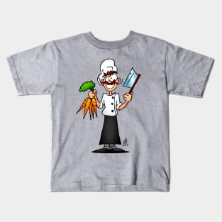 The vegetarian chef Kids T-Shirt